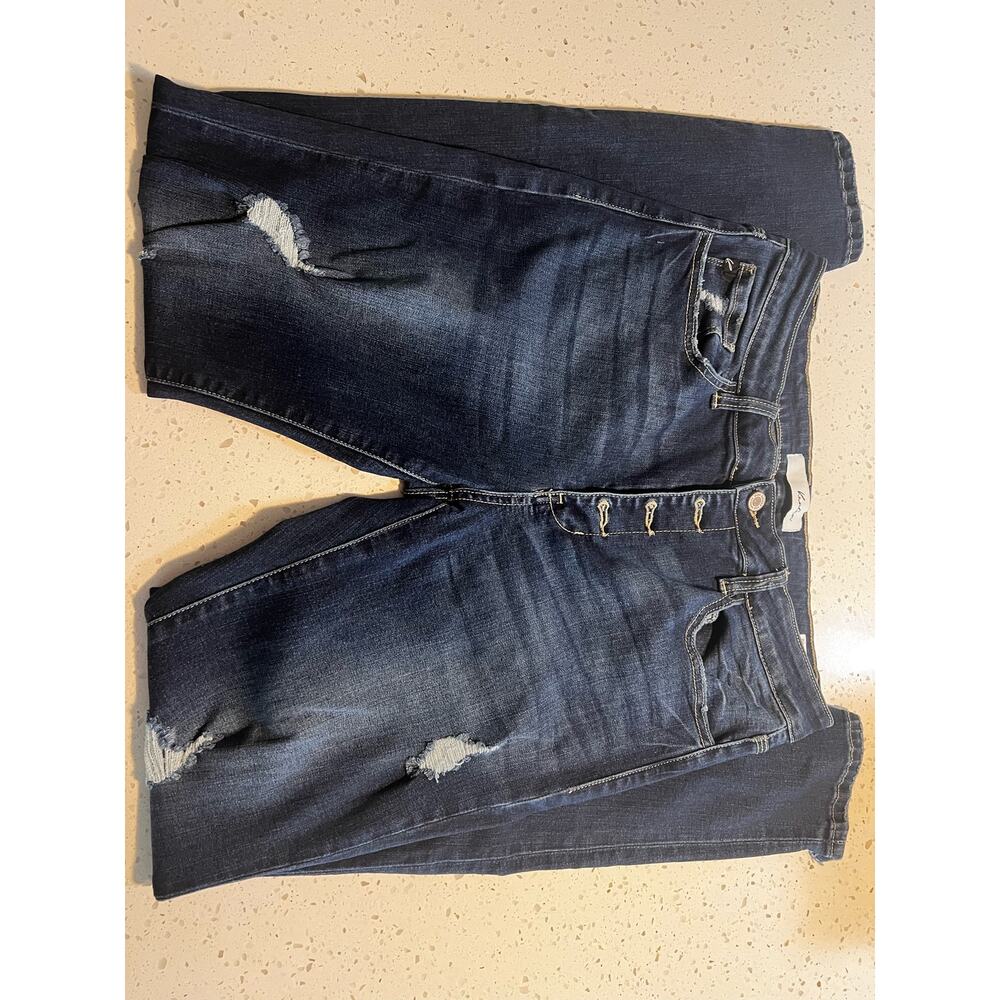 Kancan women’s jeans estillo skinny stretch button fly